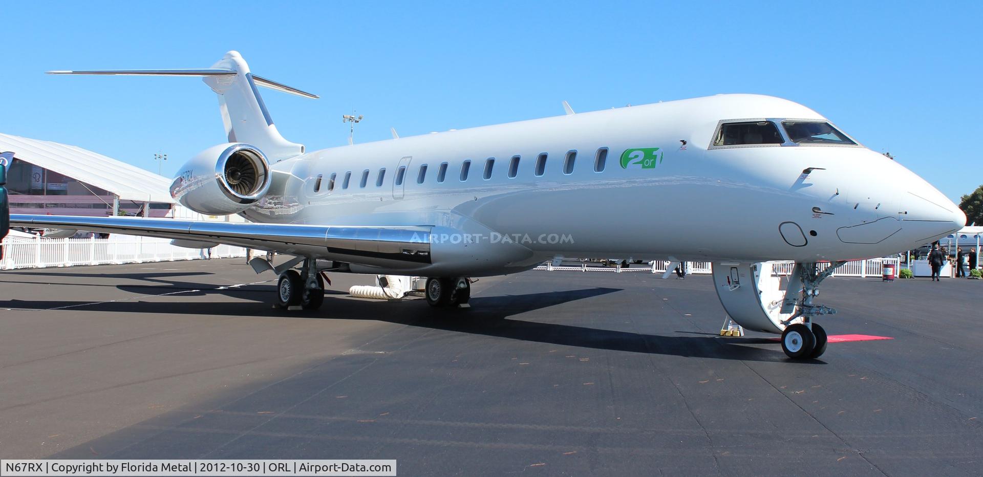 N67RX, 2000 Bombardier Global Express (BD-700-1A10) C/N 9067, Global Express at NBAA