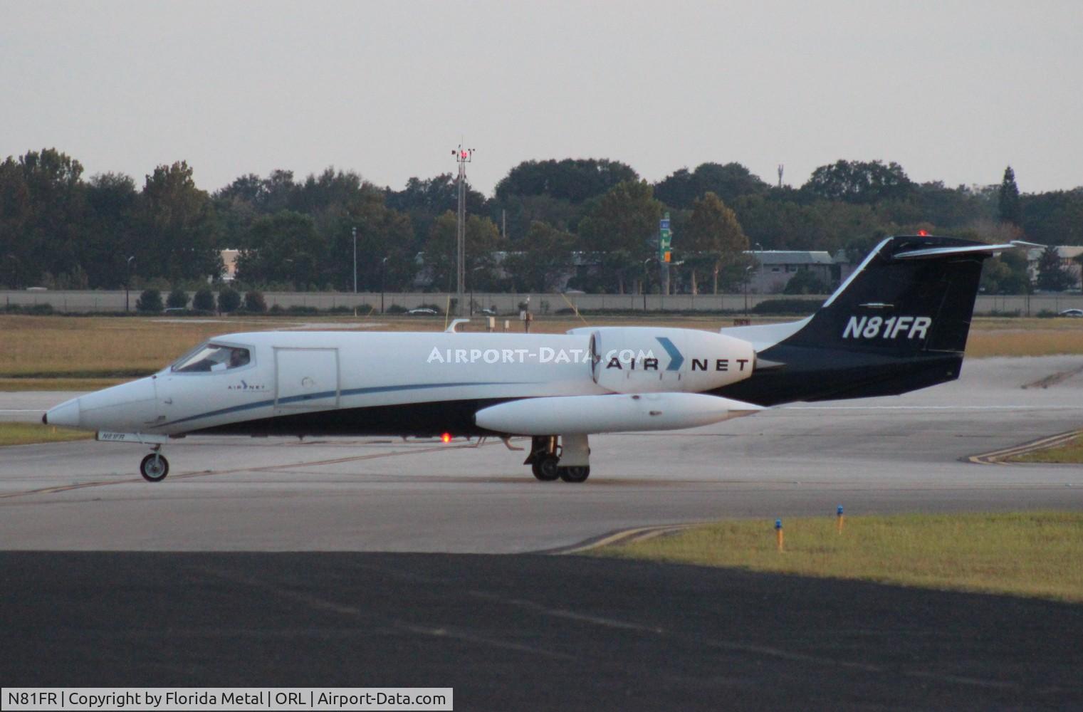 N81FR, 1976 Gates Learjet 35A C/N 081, Air Net Lear 35A