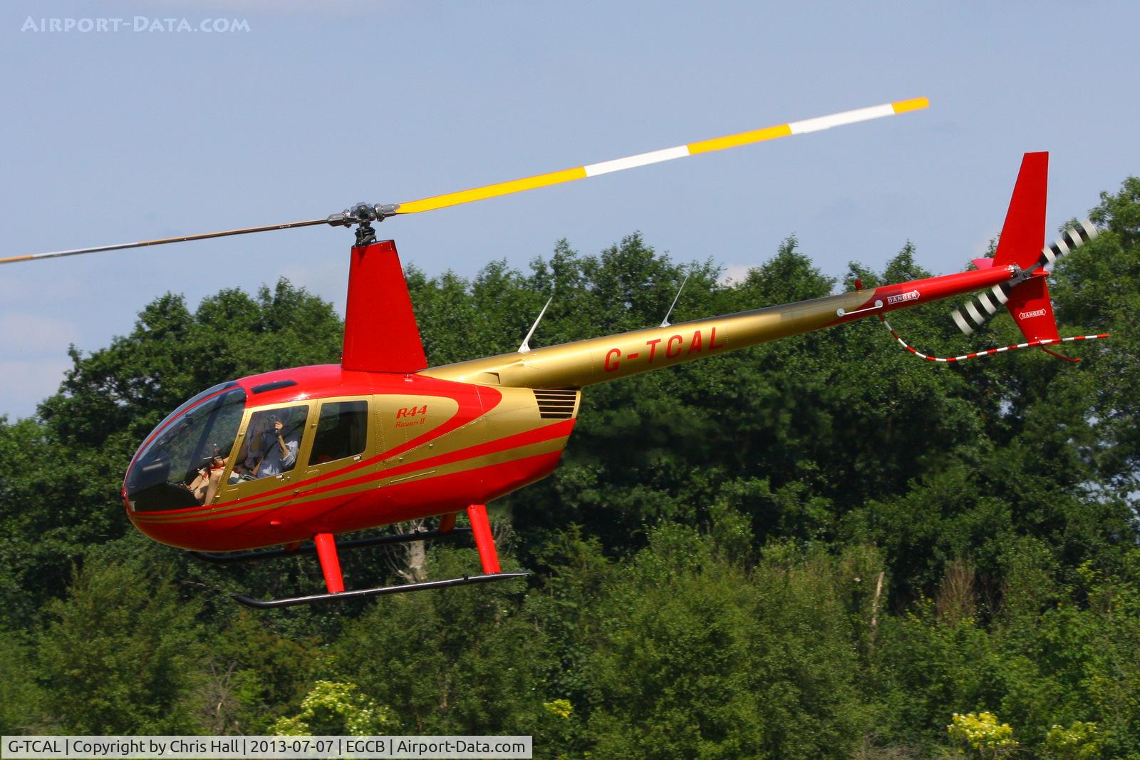 G-TCAL, 2007 Robinson R44 Raven II C/N 11628, at the Barton open day and fly in