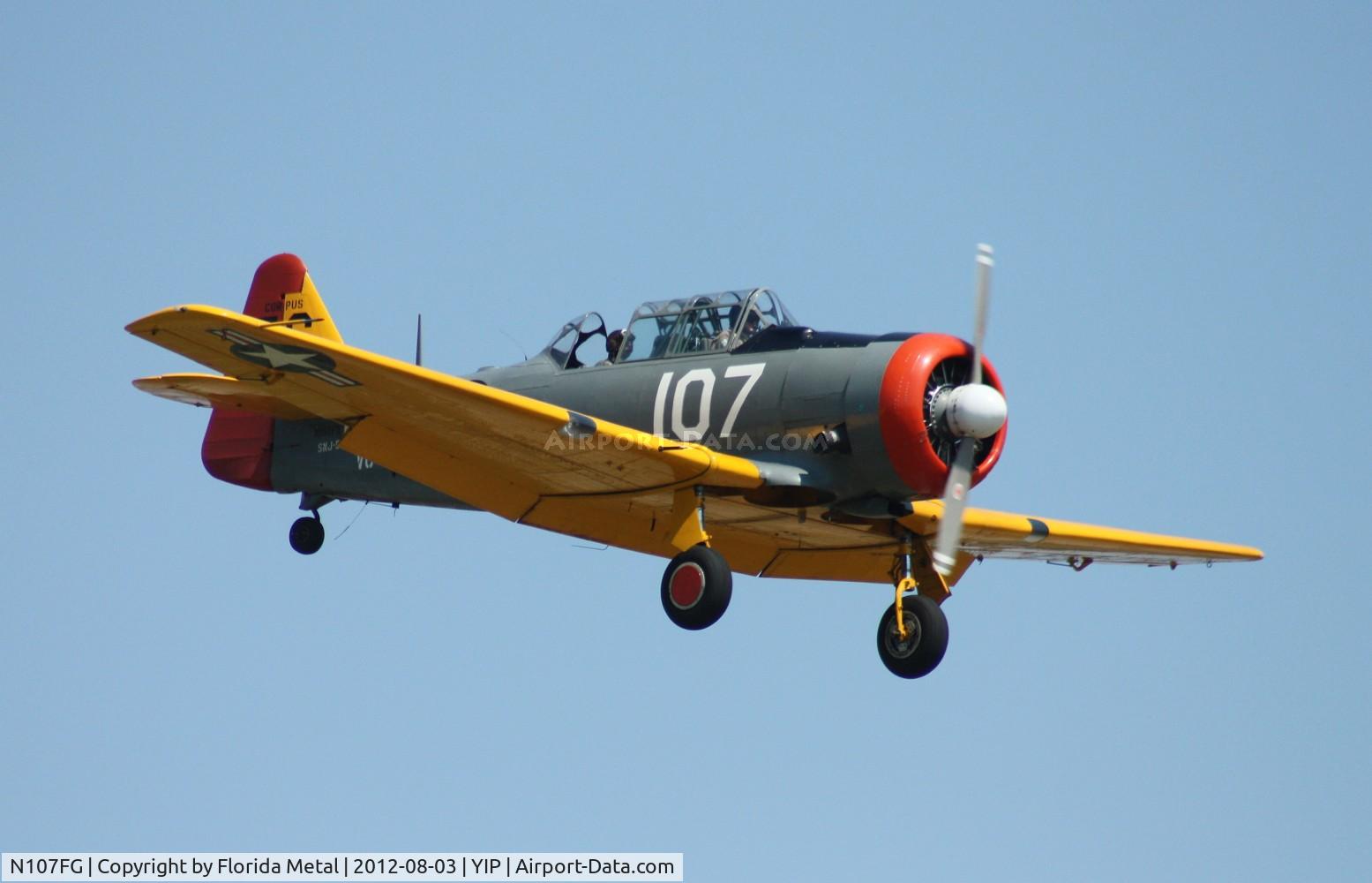 N107FG, 1944 North American AT-6D Texan C/N 121-41580, AT-6D