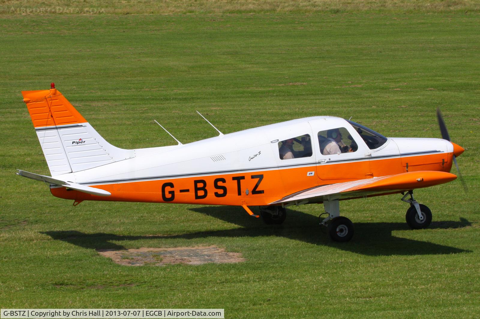 G-BSTZ, 1977 Piper PA-28-140 Cherokee Cruiser C/N 28-7725153, at the Barton open day and fly in