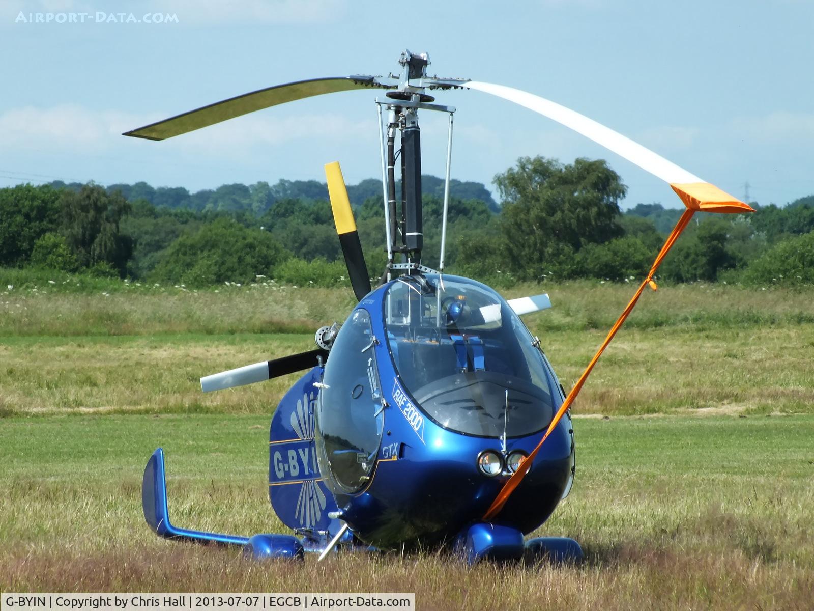 G-BYIN, 2000 RAF 2000 GTX-SE C/N PFA G/13-1305, at the Barton open day and fly in