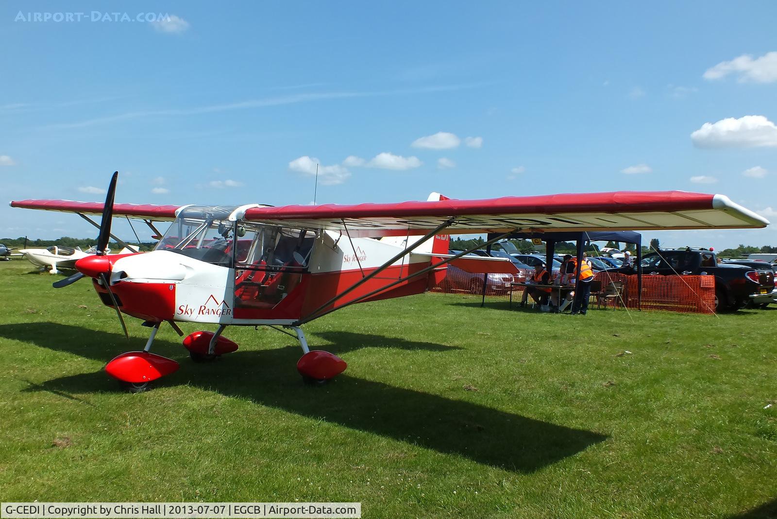 G-CEDI, 2006 Best Off Skyranger 912(2) C/N BMAA/HB/513, at the Barton open day and fly in