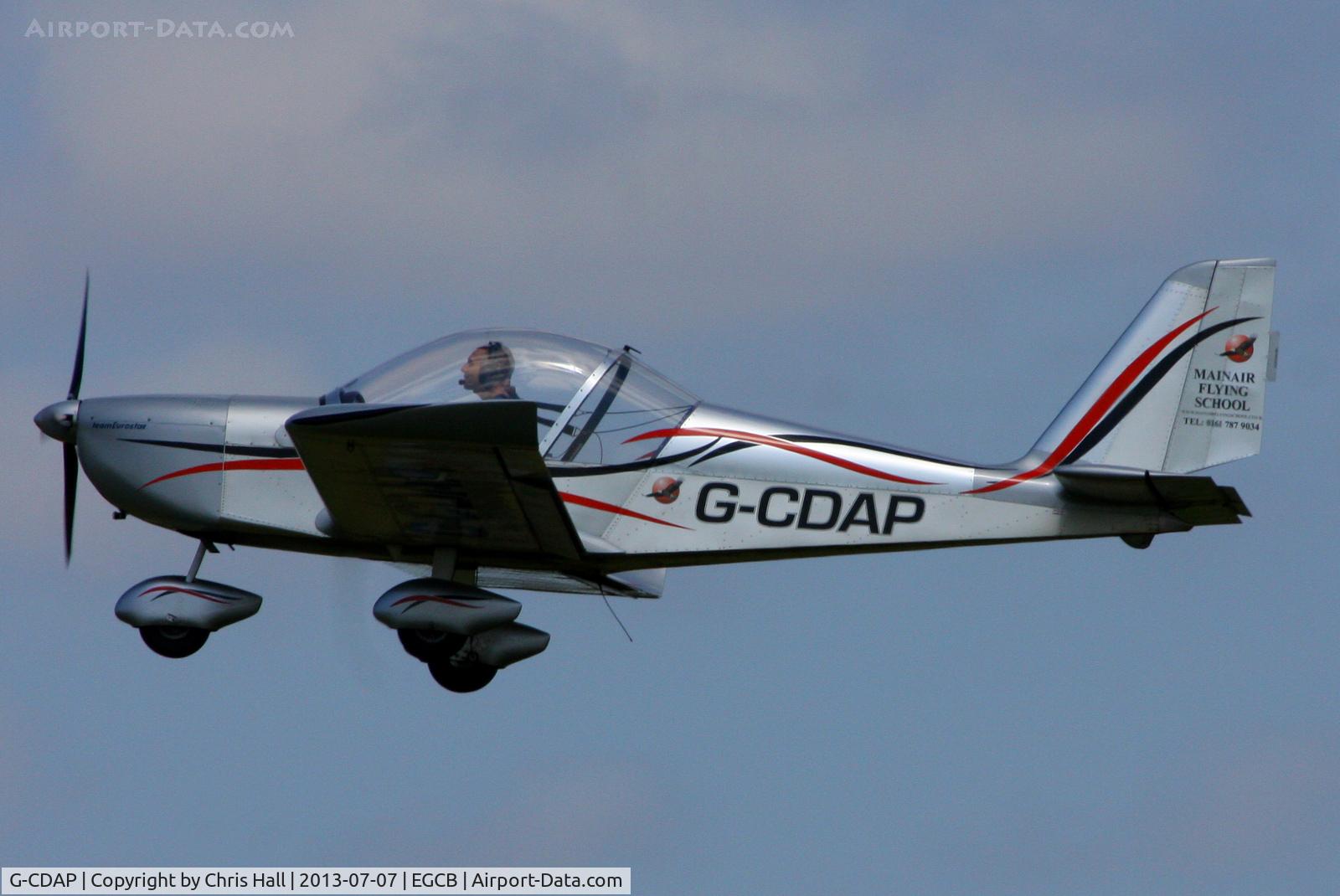 G-CDAP, 2004 Aerotechnik EV-97 TeamEurostar UK C/N 2114, at the Barton open day and fly in