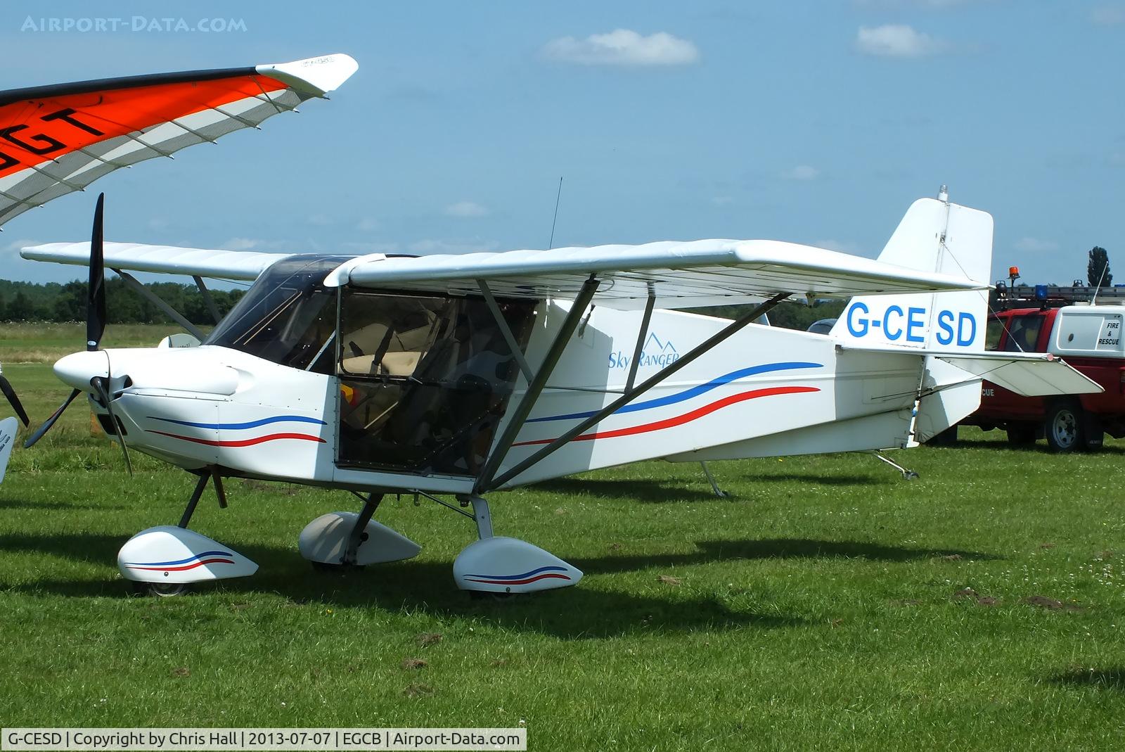 G-CESD, 2007 Best Off Skyranger Swift 912S(1) C/N BMAA/HB/535, at the Barton open day and fly in