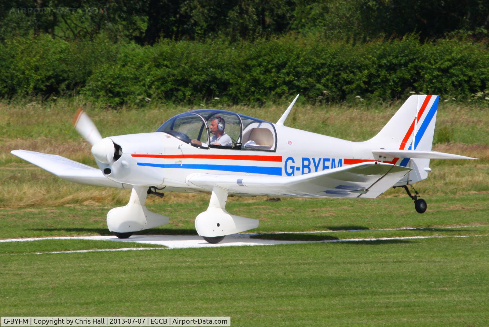 G-BYFM, 2000 Jodel DR-1050 M1 Excellence Replica C/N PFA 304-13237, at the Barton open day and fly in