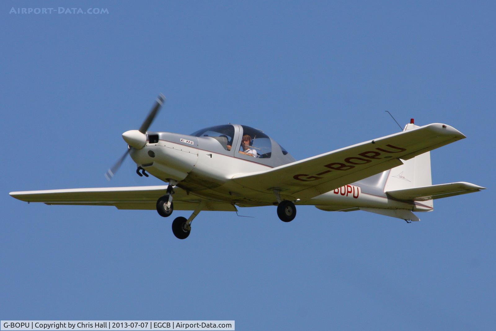 G-BOPU, 1988 Grob G-115 C/N 8059, at the Barton open day and fly in
