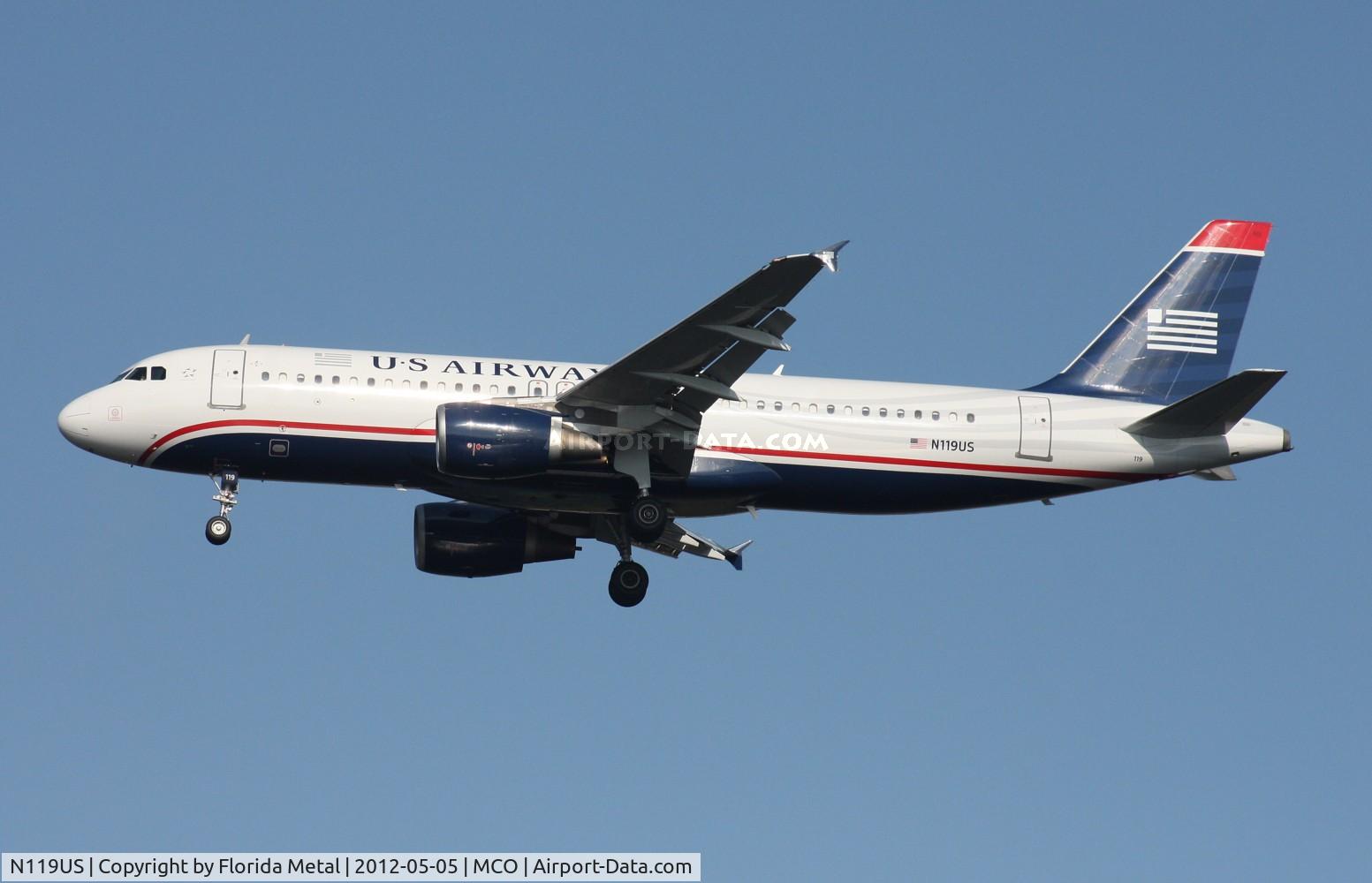 N119US, 2000 Airbus A320-214 C/N 1268, US Airways A320
