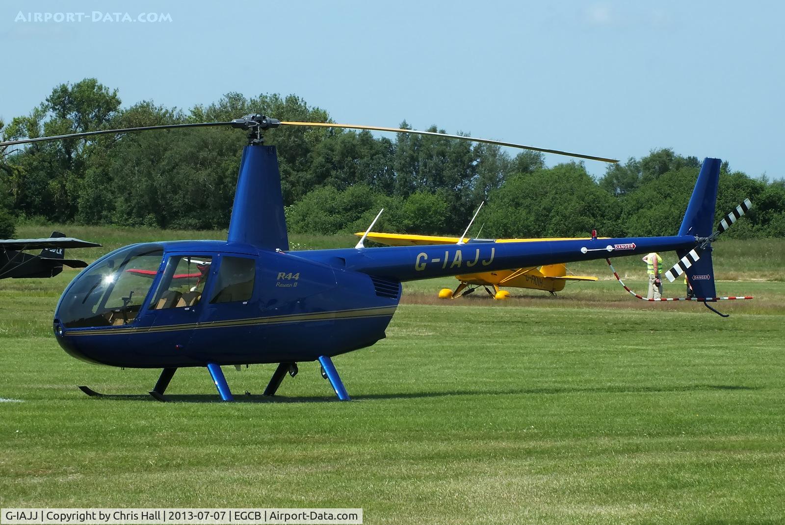 G-IAJJ, 2007 Robinson R44 Raven ll C/N 11953, at the Barton open day and fly in