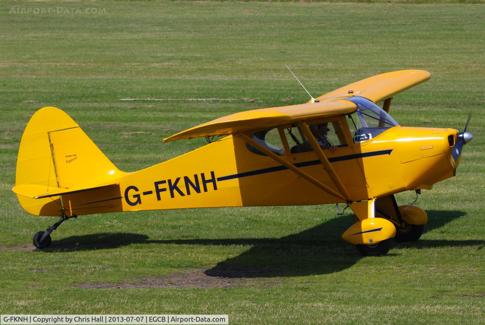 G-FKNH, 1948 Piper PA-15 Vagabond Vagabond C/N 15-291, at the Barton open day and fly in