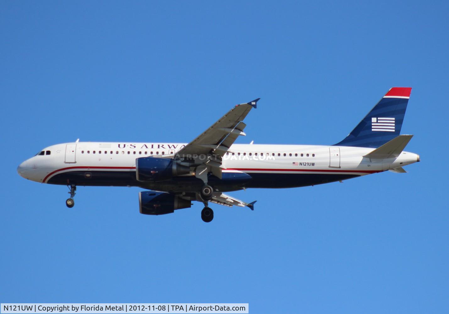 N121UW, 2000 Airbus A320-214 C/N 1294, US Airways A320