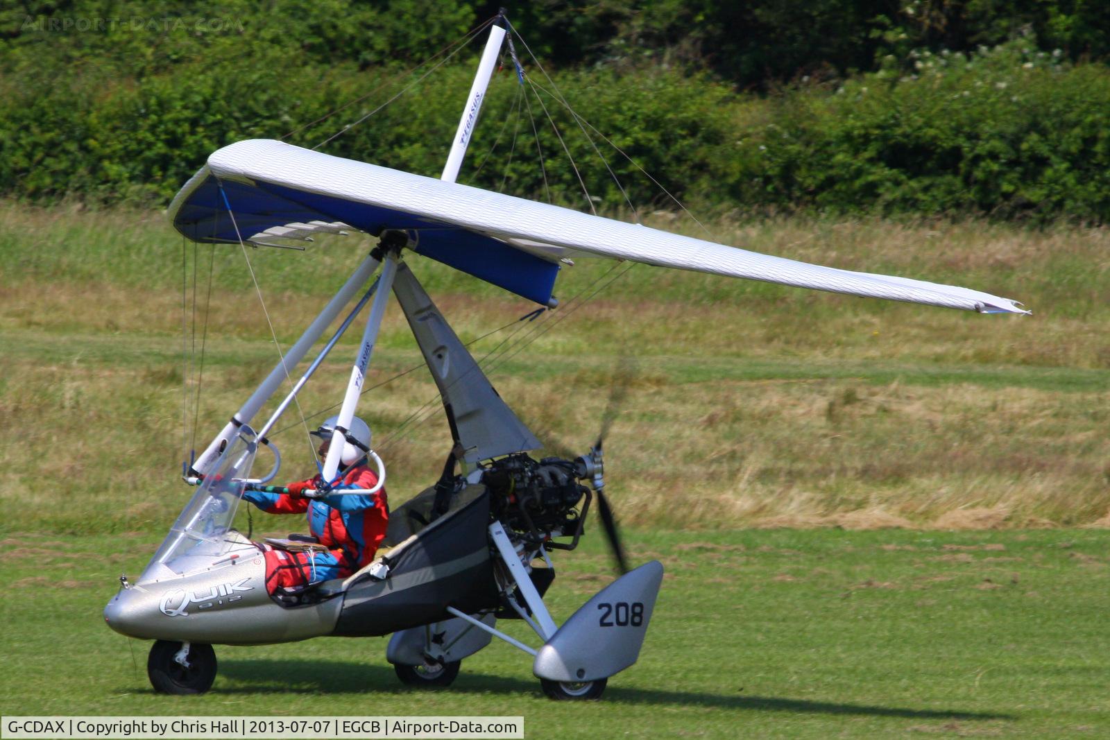 G-CDAX, 2004 Mainair Pegasus Quik C/N 8068, at the Barton open day and fly in