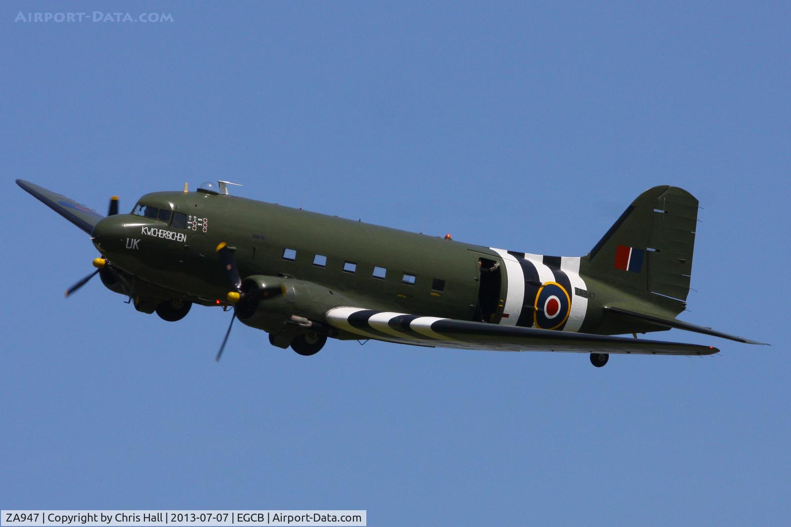 ZA947, 1943 Douglas C-47A-60-DL Dakota III C/N 10200, at the Barton open day and fly in