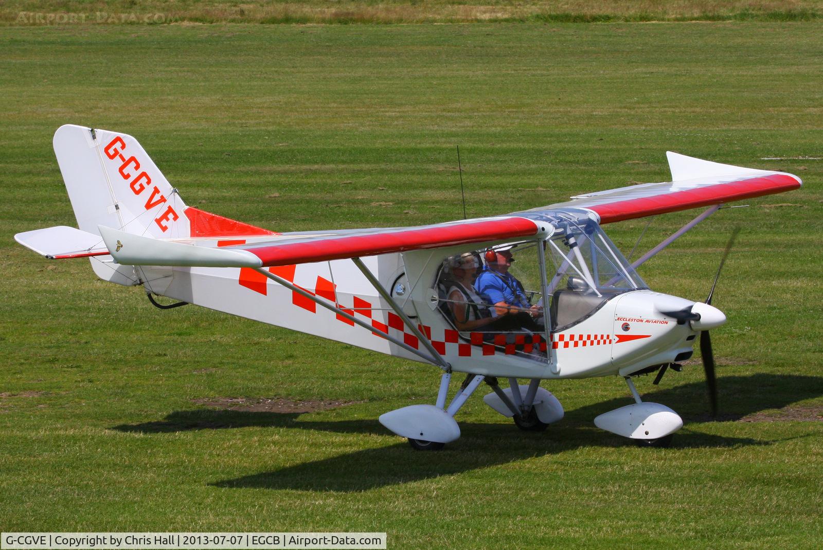 G-CGVE, 2011 X'Air Hawk C/N LAA 340-15069, at the Barton open day and fly in