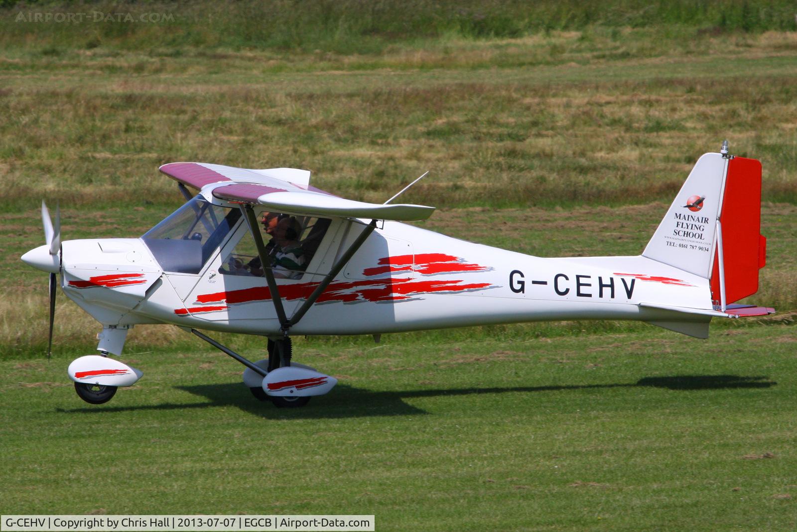 G-CEHV, 2006 Comco Ikarus C42 FB80 C/N 0610-6854, at the Barton open day and fly in