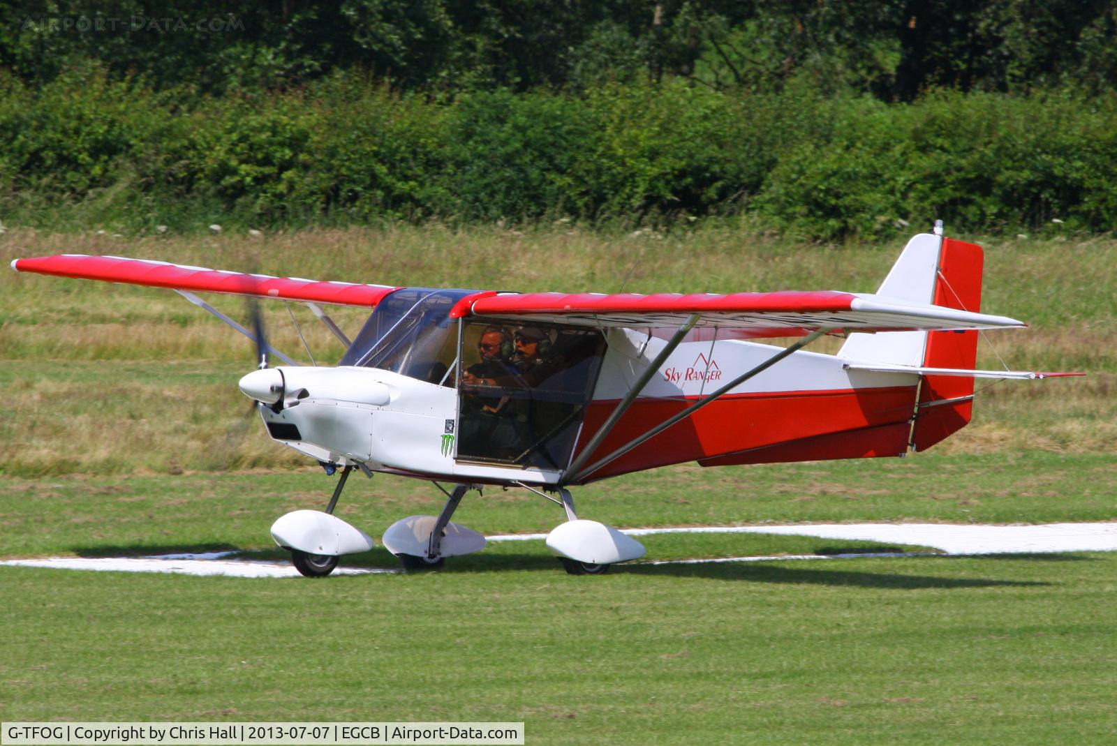 G-TFOG, 2006 Skyranger 912(2) C/N BMAA/HB/494, at the Barton open day and fly in