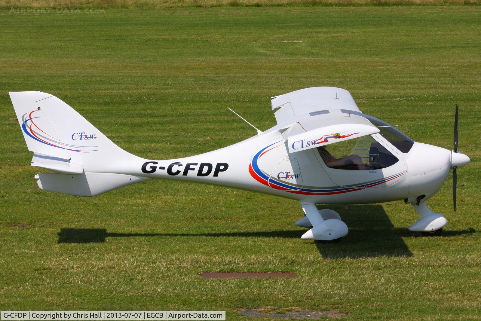 G-CFDP, 2008 Flight Design CTSW C/N 8367, at the Barton open day and fly in