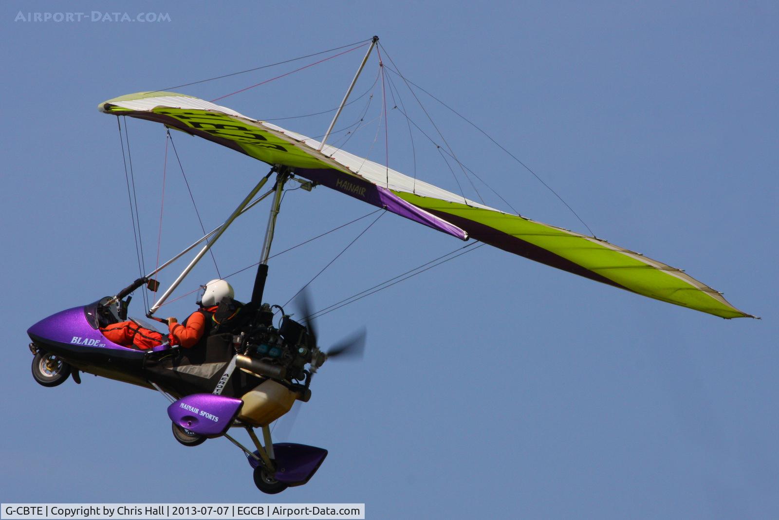 G-CBTE, 2002 Mainair Blade 912S C/N 1328-0602-7-W1123, at the Barton open day and fly in