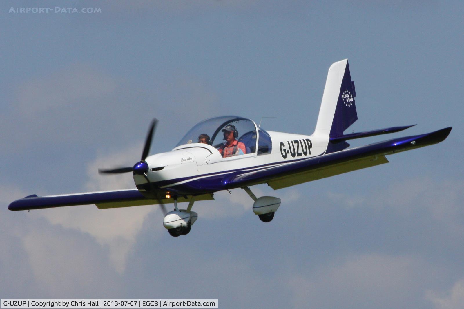 G-UZUP, 2006 Aerotechnik EV-97A Eurostar C/N PFA 315A-14528, at the Barton open day and fly in