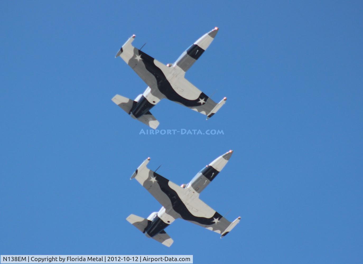 N138EM, Aero L-39 Albatros C/N PA 831106, Black Diamond over Daytona Beach