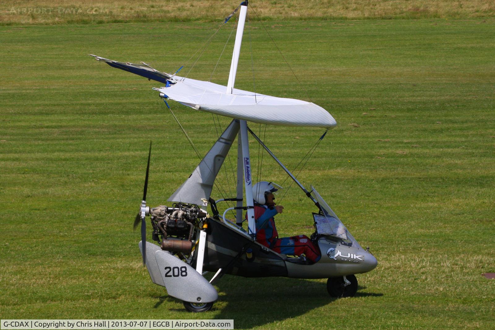 G-CDAX, 2004 Mainair Pegasus Quik C/N 8068, at the Barton open day and fly in