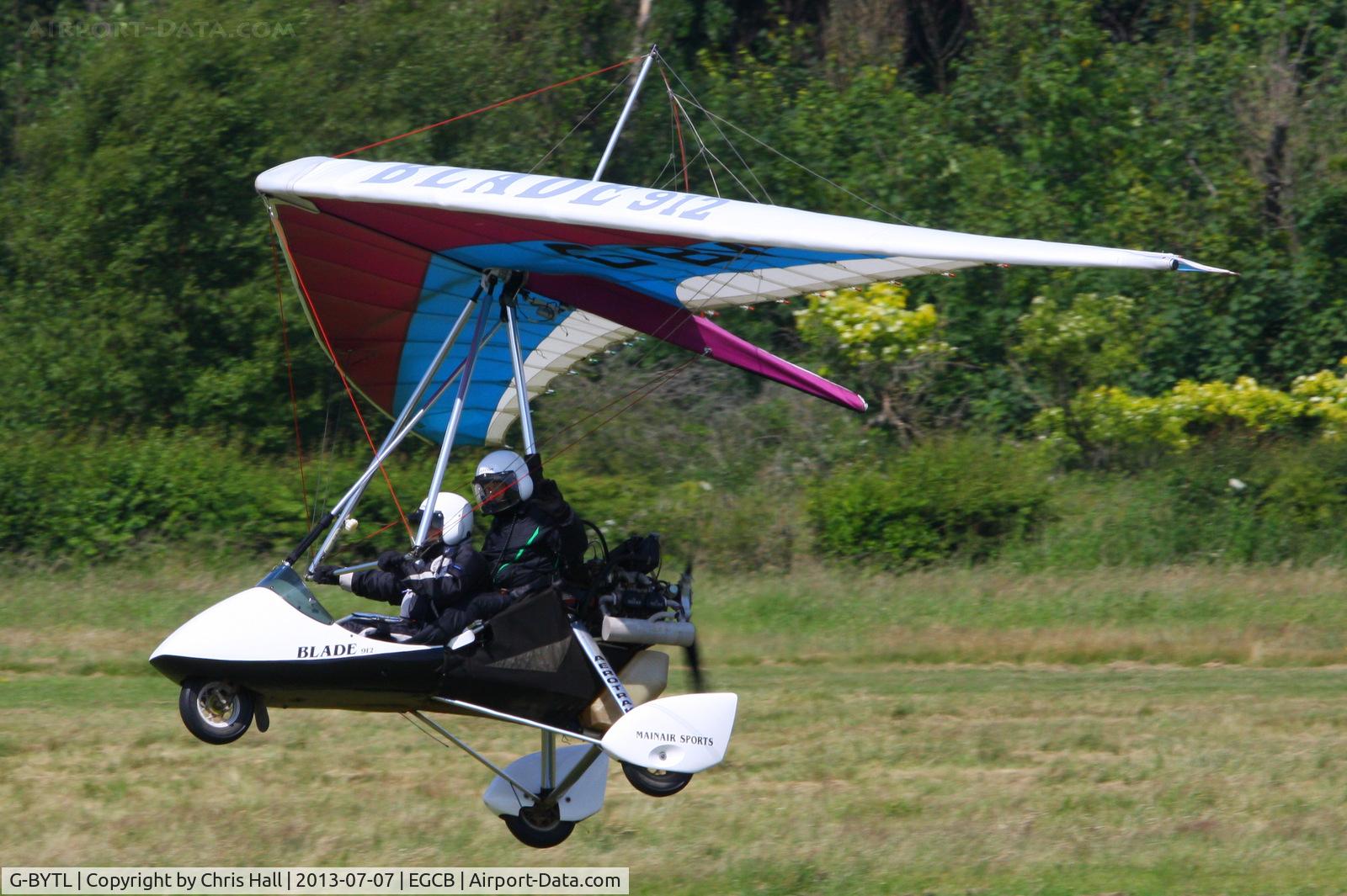 G-BYTL, 1999 Mainair Blade 912 C/N 1224-0999-7-W1017, at the Barton open day and fly in