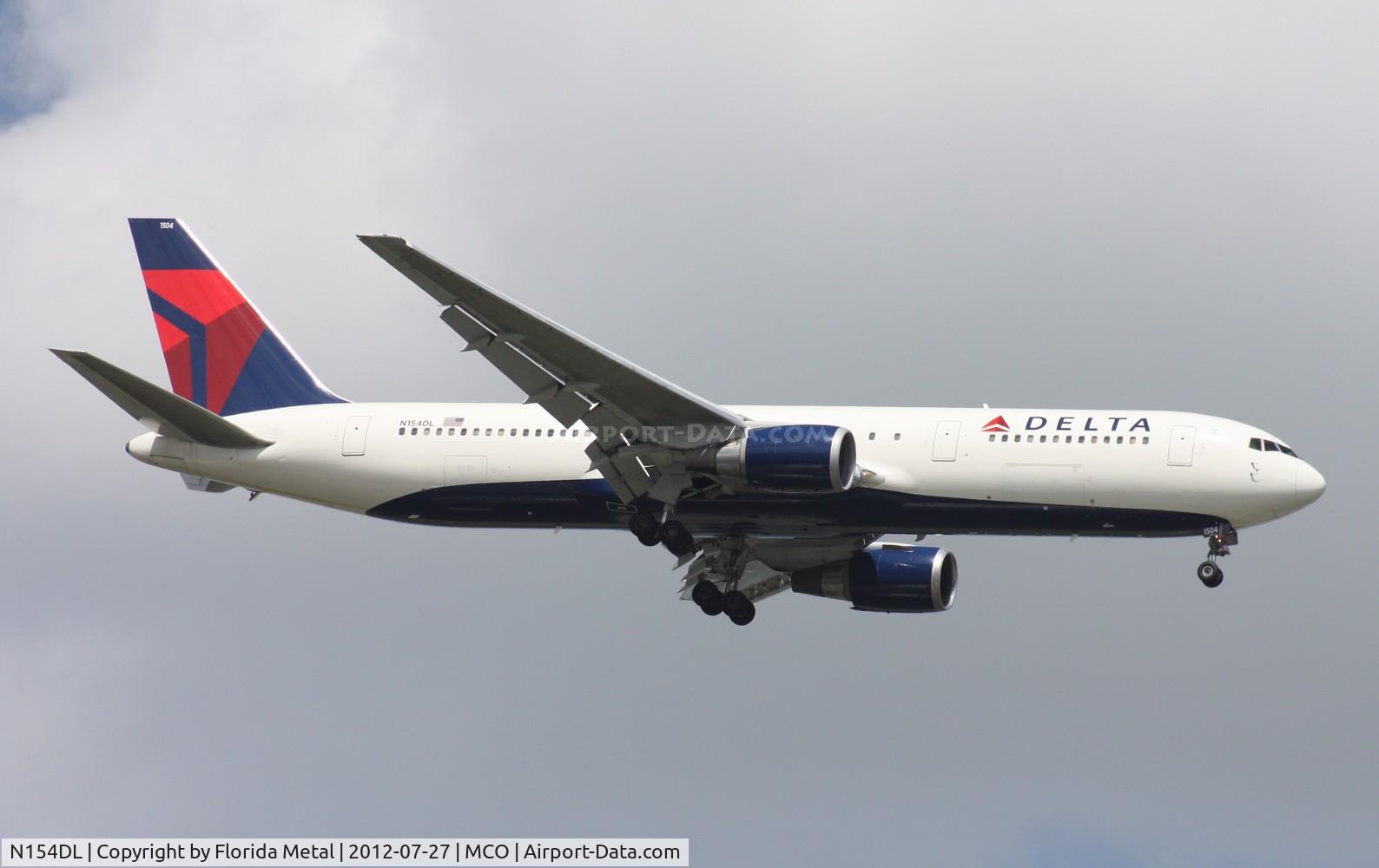 N154DL, 1991 Boeing 767-3P6 C/N 25241, Delta 767-300
