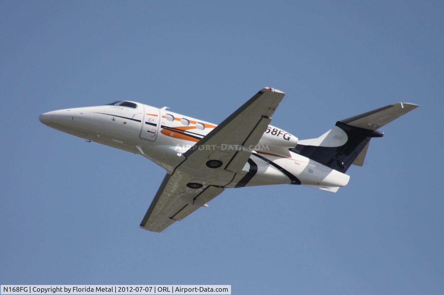 N168FG, 2009 Embraer EMB-500 Phenom 100 C/N 50000012, Phenom 100