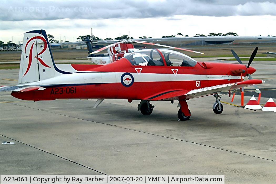 A23-061, Pilatus PC-9A C/N 561, PILATUS PC-9A [561] (Royal Australian Air Force) Melbourne-Essendon~VH 20/03/2007
