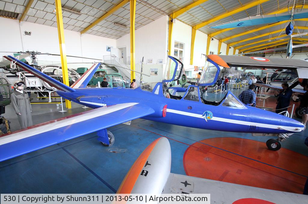 530, Fouga CM-170 Magister C/N 530, Preserved inside St-Victoret Museum...