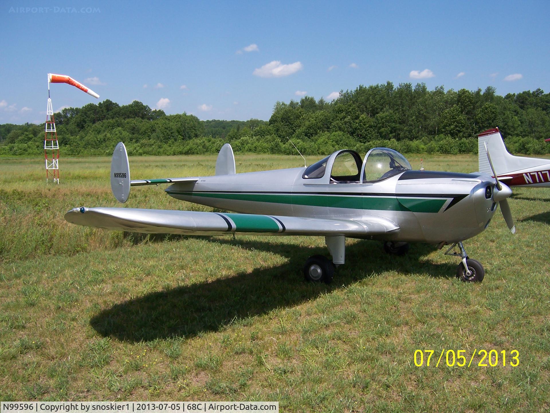 N99596, 1946 Erco 415C Ercoupe C/N 2219, Ercoupe at 68C