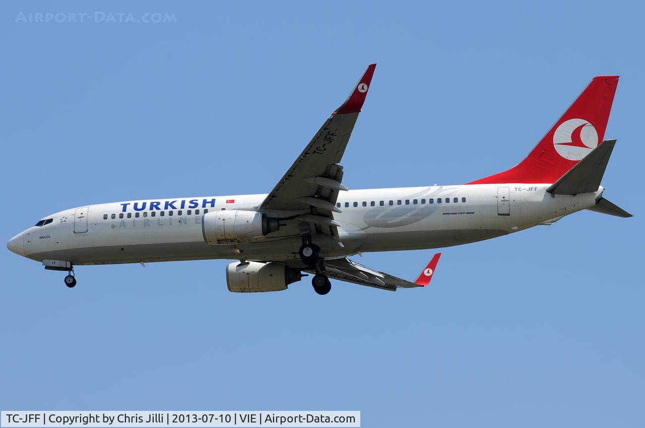 TC-JFF, 1998 Boeing 737-8F2 C/N 29768, Turkish Airlines