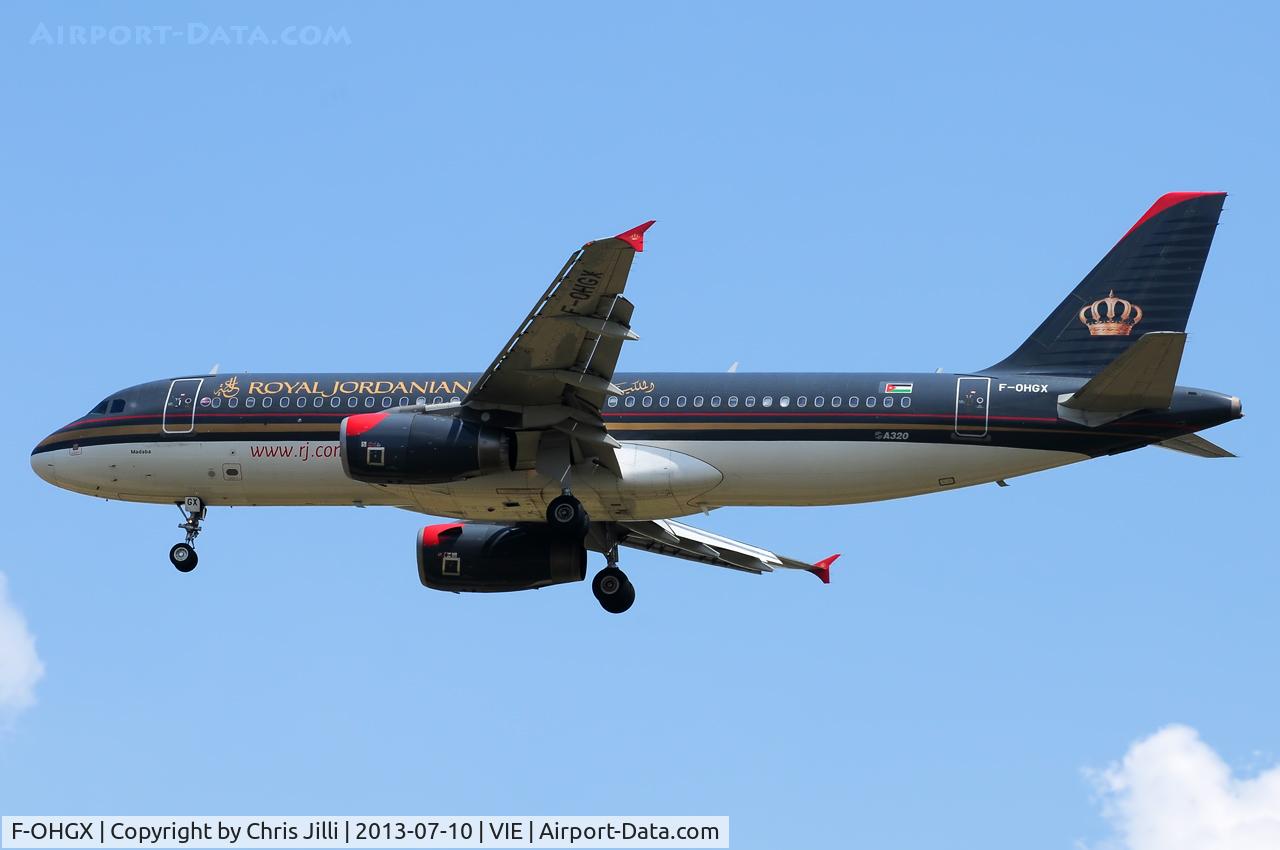 F-OHGX, 2006 Airbus A320-232 C/N 2953, Royal Jordanian