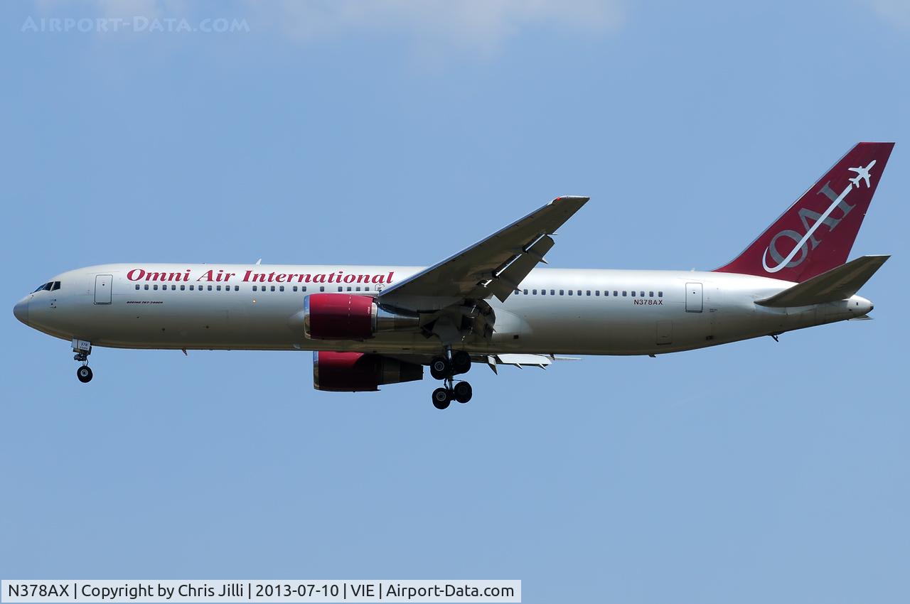 N378AX, 1996 Boeing 767-33A C/N 28147, Omni Air International