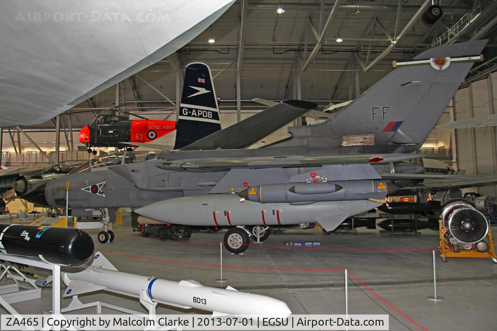 ZA465, 1983 Panavia Tornado GR.1B C/N 278/BS095/3131, Panavia Tornado GR.1B. In AirSpace, Imperial War Museum Duxford, July 2013.