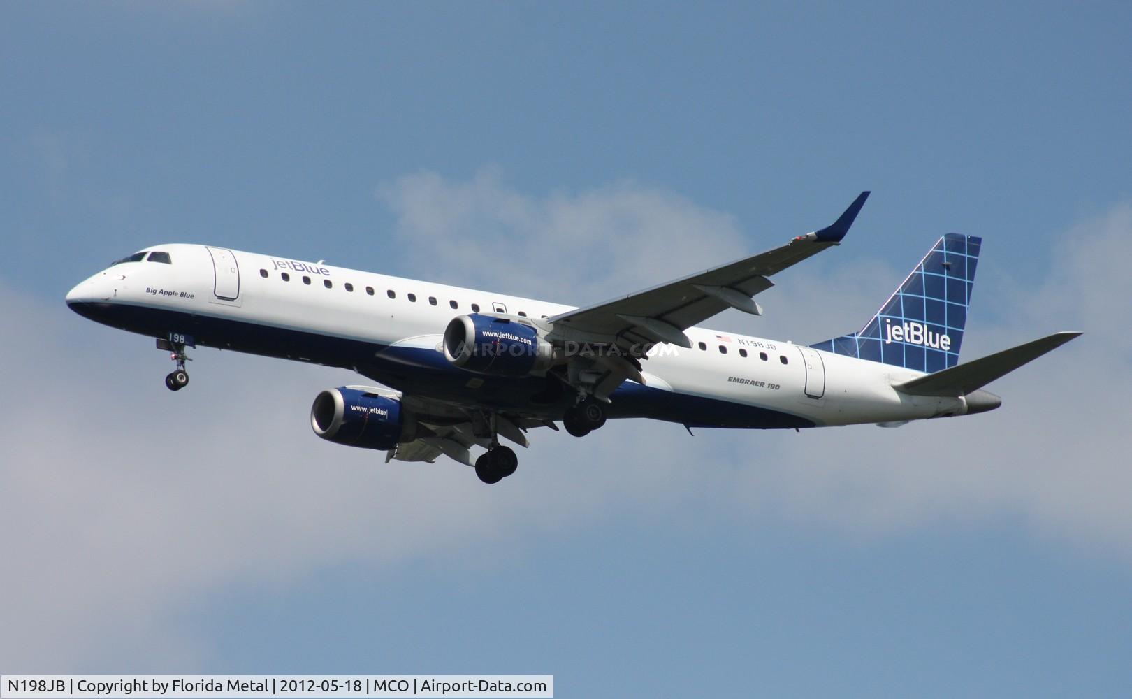 N198JB, 2006 Embraer 190AR (ERJ-190-100IGW) C/N 19000021, Jet Blue E190