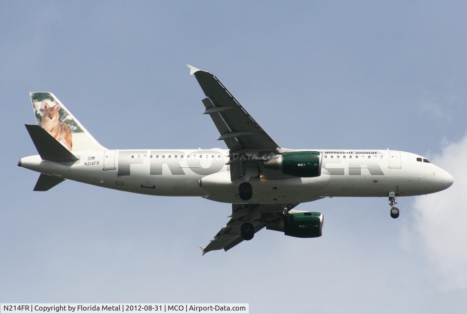 N214FR, Airbus A320-214 C/N 4727, Frontier 