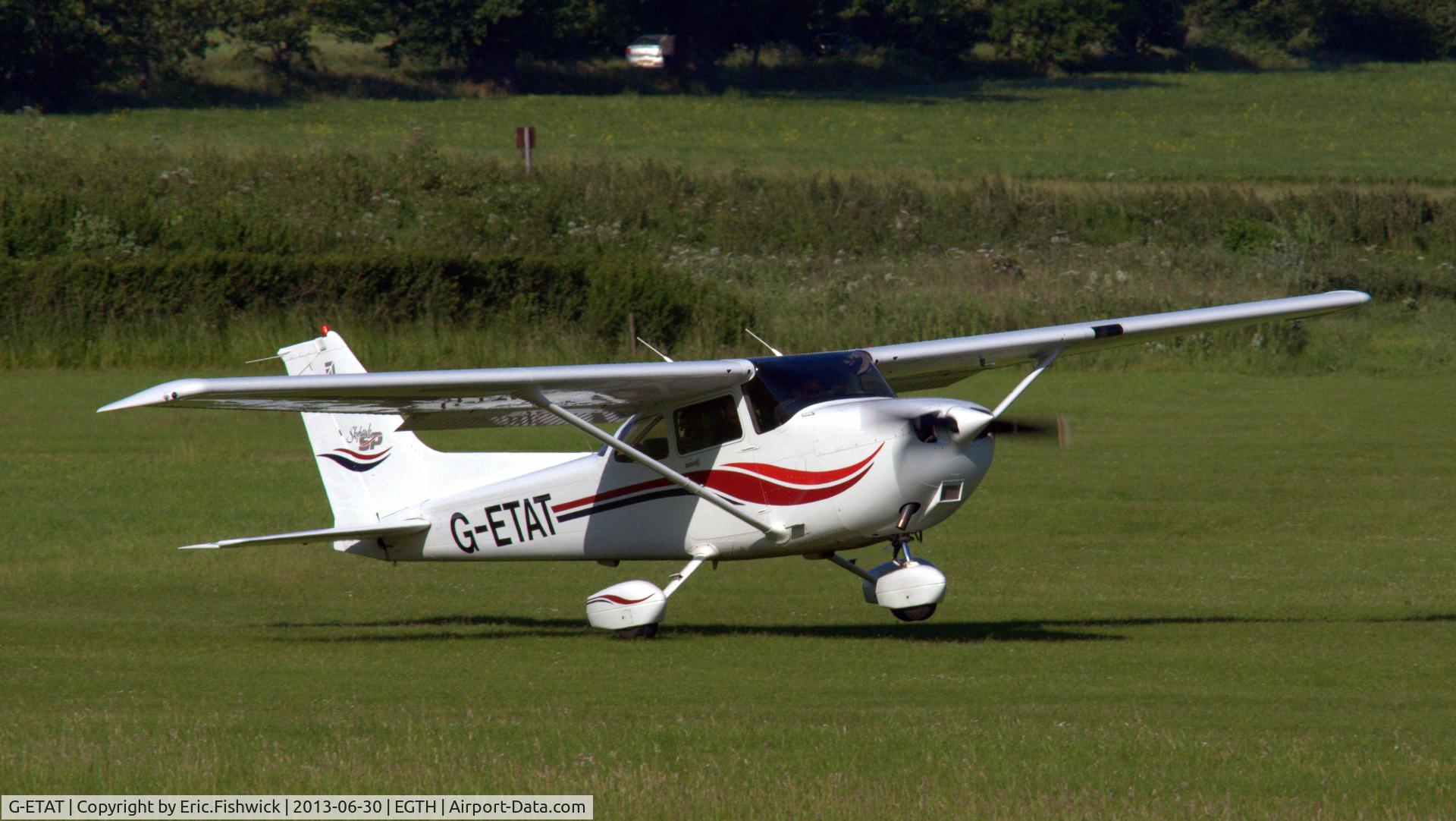 G-ETAT, 2000 Cessna 172S Skyhawk SP C/N 172S8674, 43. G-ETAT departing the Shuttleworth Military Pagent Flying Day, 30 June 2013.