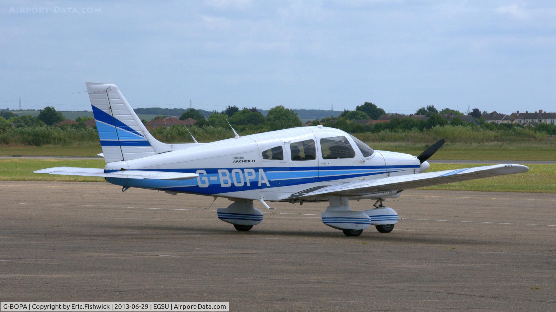 G-BOPA, 1984 Piper PA-28-181 Cherokee Archer II C/N 28-8490024, 2. G-BOPA at Duxford Airfield.