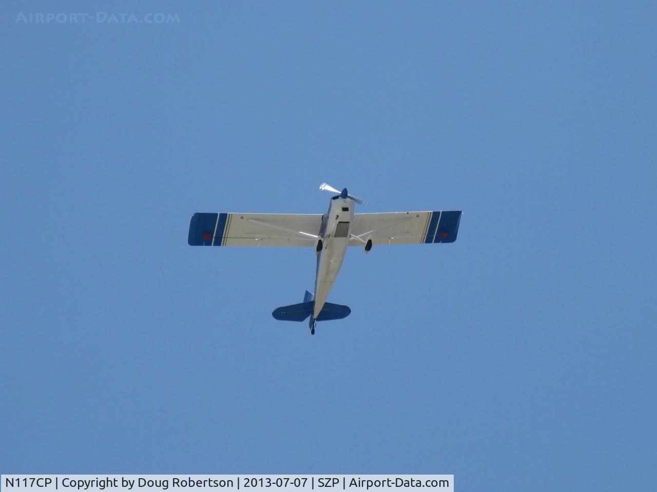 N117CP, American Champion 7GCBC Citabria C/N 1275-99, 1999 American Champion 7GCBC CITABRIA, Lycoming O-320 150 Hp, takeoff climb Rwy 22