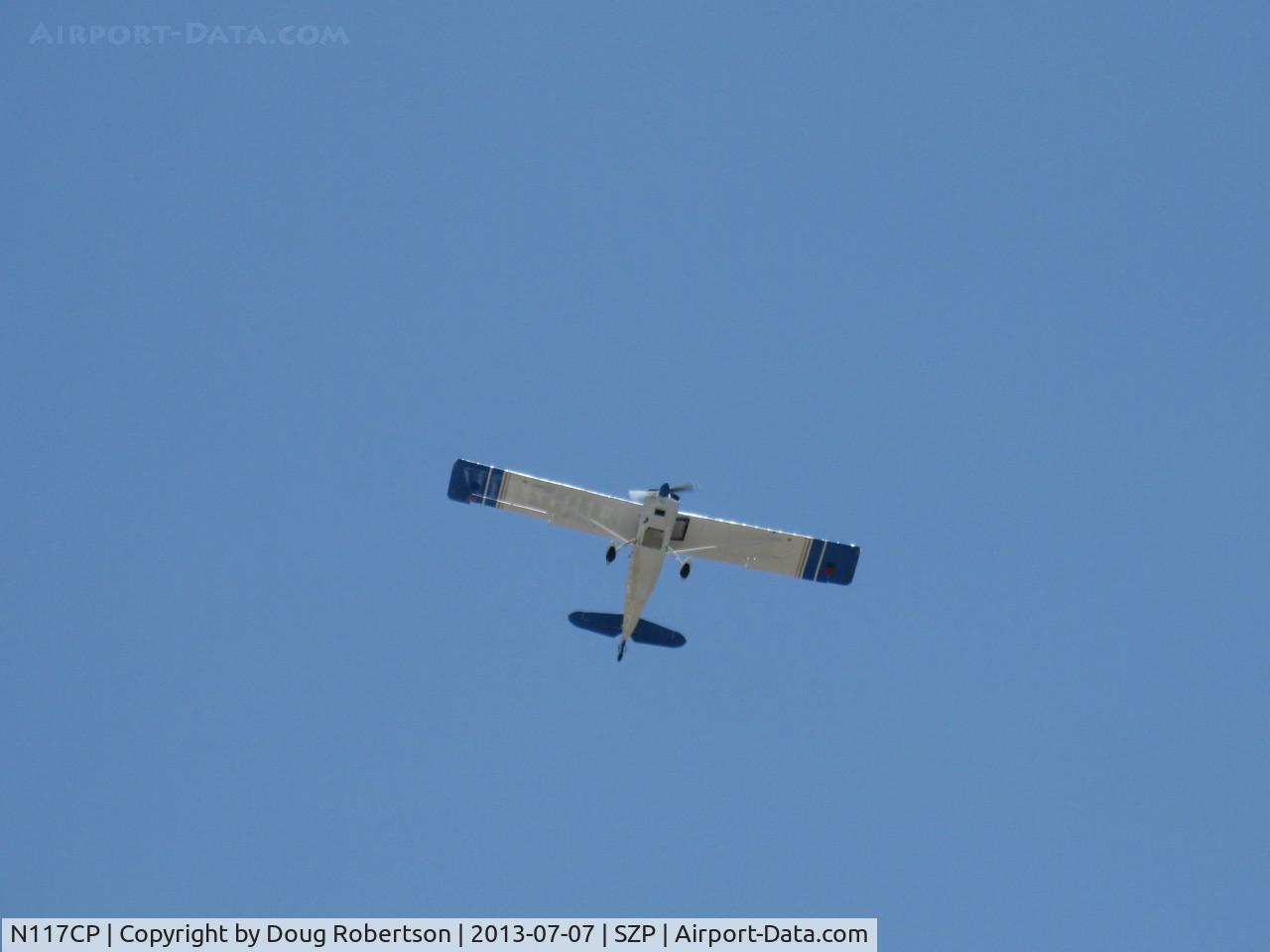 N117CP, American Champion 7GCBC Citabria C/N 1275-99, 1999 American Champion 7GCBC CITABRIA, Lycoming O-320 150 Hp, another takeoff climb Rwy 22