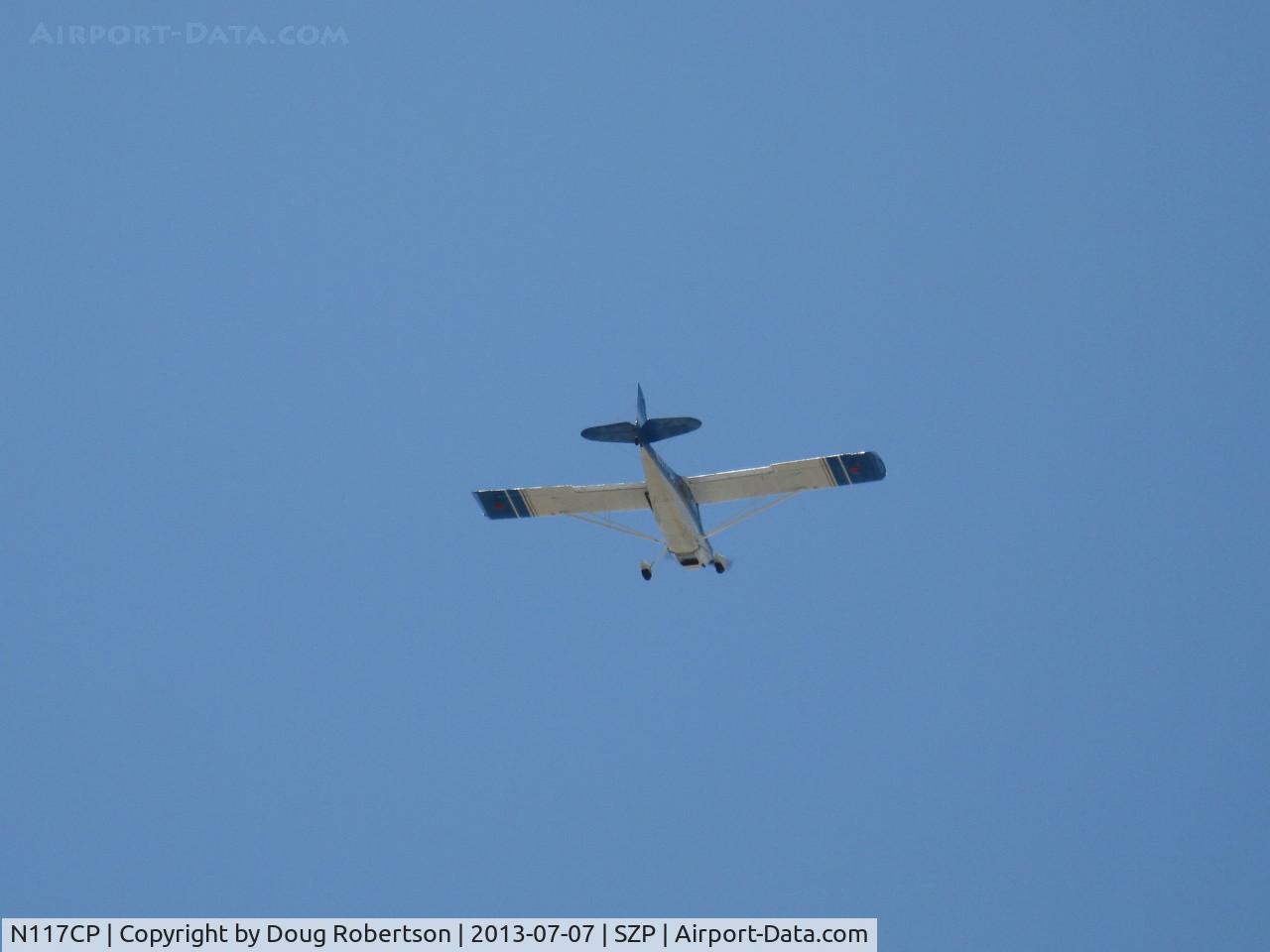 N117CP, American Champion 7GCBC Citabria C/N 1275-99, 1999 American Champion 7GCBC CITABRIA, Lycoming O-320 150 Hp, takeoff climb Rwy 22