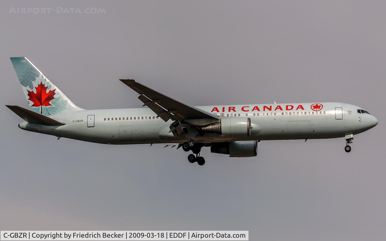 C-GBZR, 1992 Boeing 767-38E/ER C/N 25404, on final at FRA