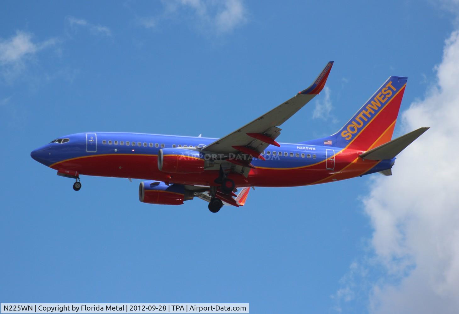 N225WN, 2005 Boeing 737-7H4 C/N 34333, Southwest 737