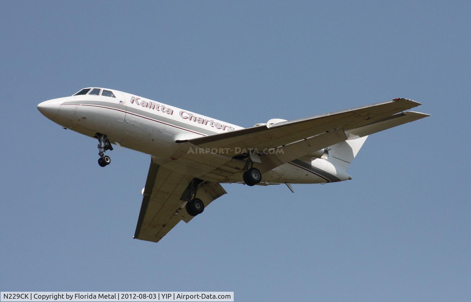 N229CK, 1970 Dassault Fan Jet Falcon (20D) C/N 229, Kalitta Falcon 20