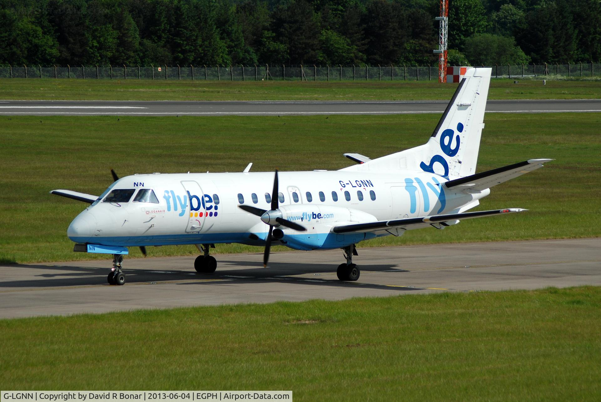 G-LGNN, 1990 Saab 340B C/N 340B-197, Loganair Saab departing for Stornoway, Island of Lewis.