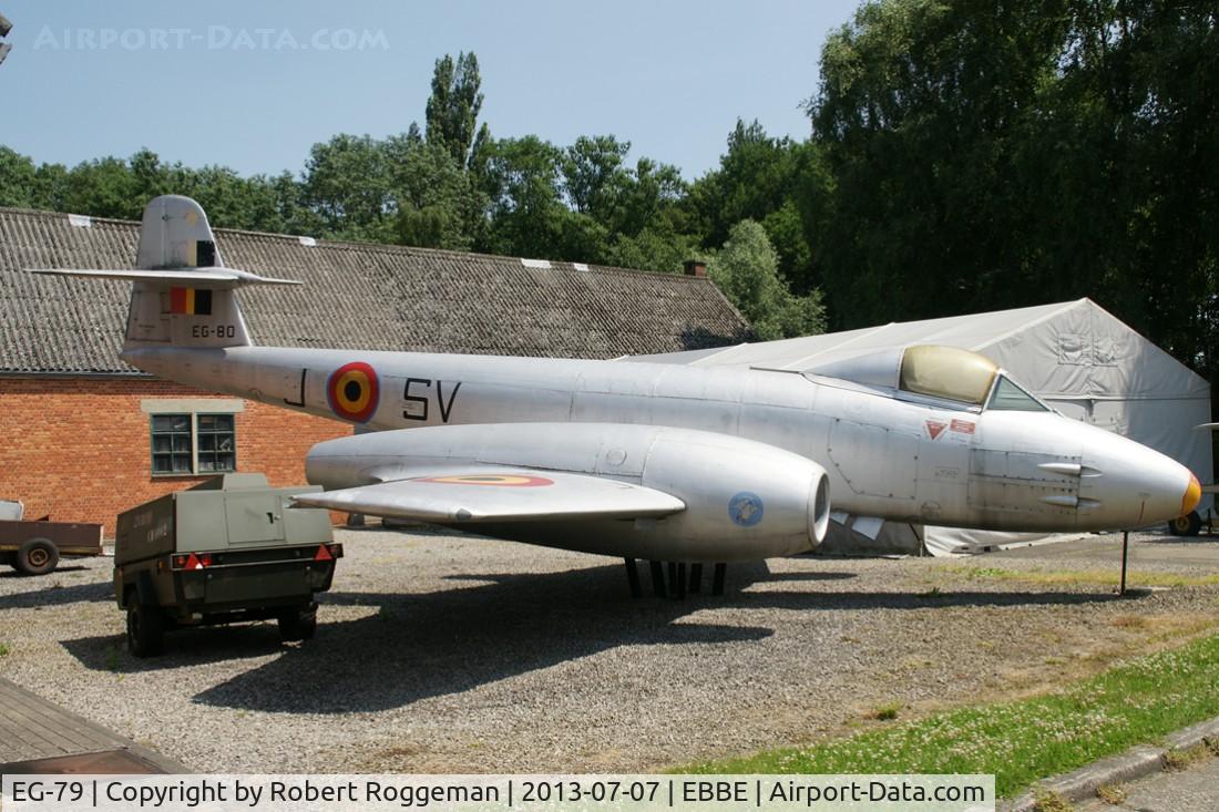 EG-79, Gloster Meteor F.8 C/N 0000, EG-79 painted as EG-80 SV J.HISTORICAL CENTER.