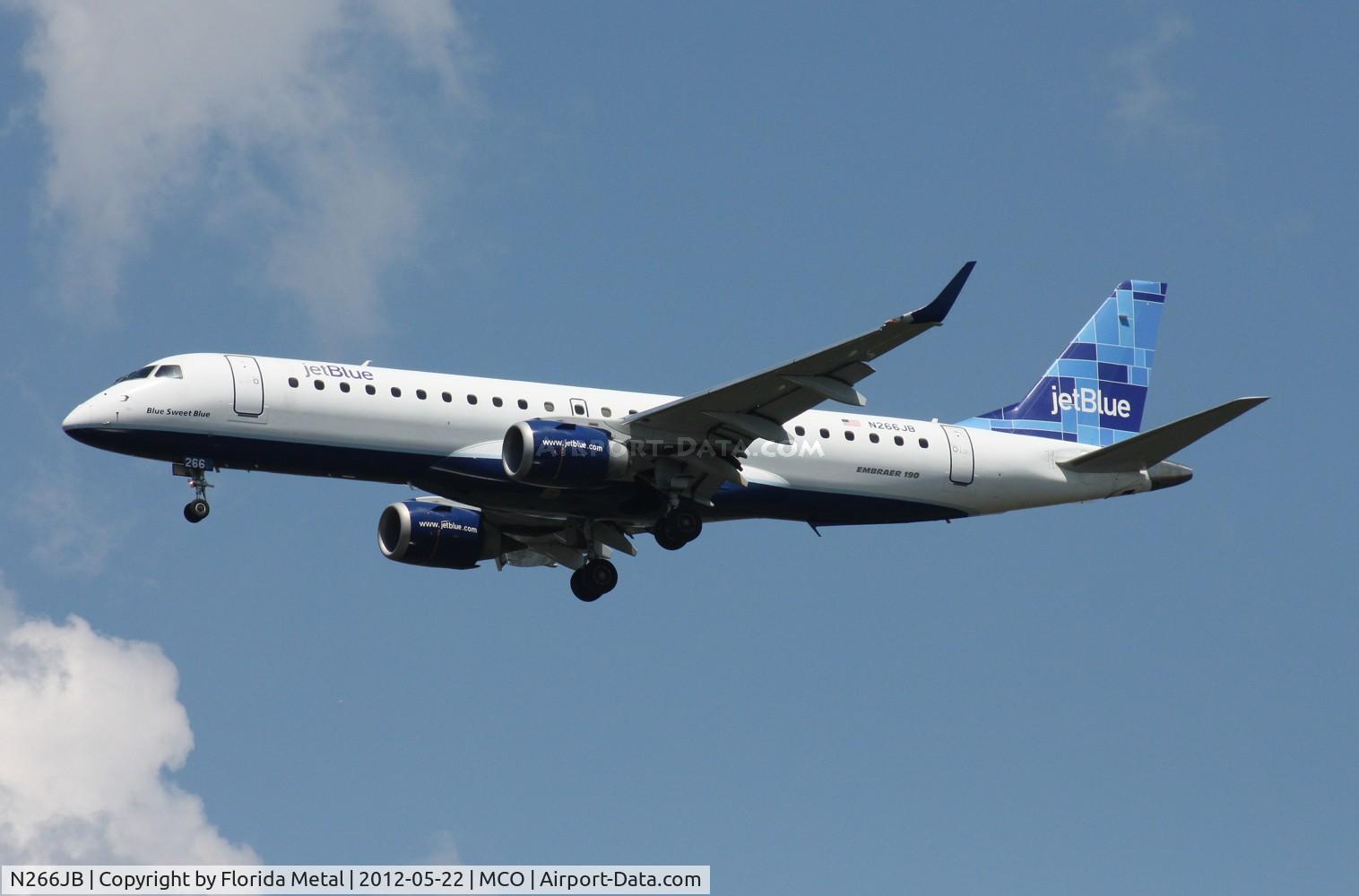 N266JB, 2007 Embraer ERJ-190-100 IGW 190AR C/N 19000054, Jet Blue E190