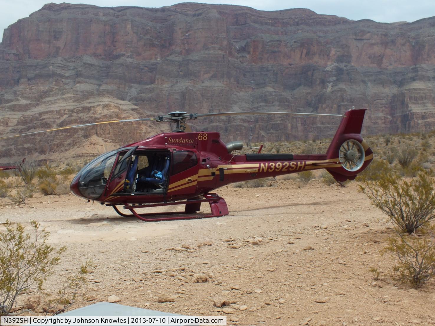 N392SH, 2005 Eurocopter EC-130B-4 (AS-350B-4) C/N 3922, Taken at Grand Canyon landing site.