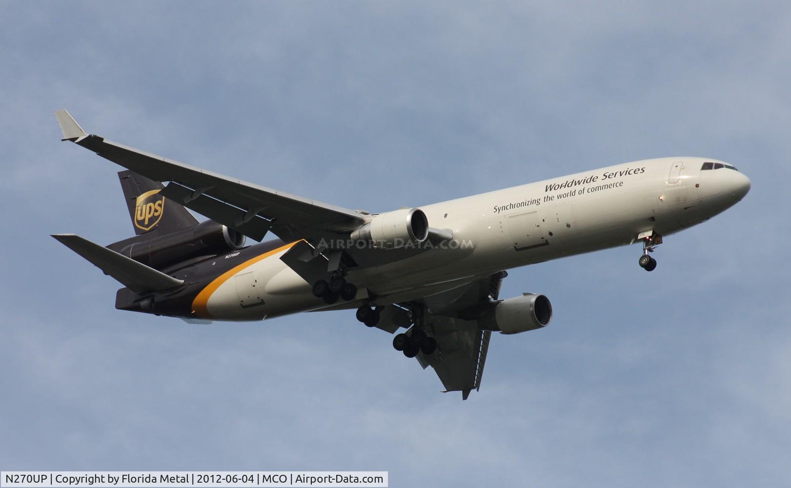 N270UP, 1994 McDonnell Douglas MD-11F C/N 48576, UPS MD-11